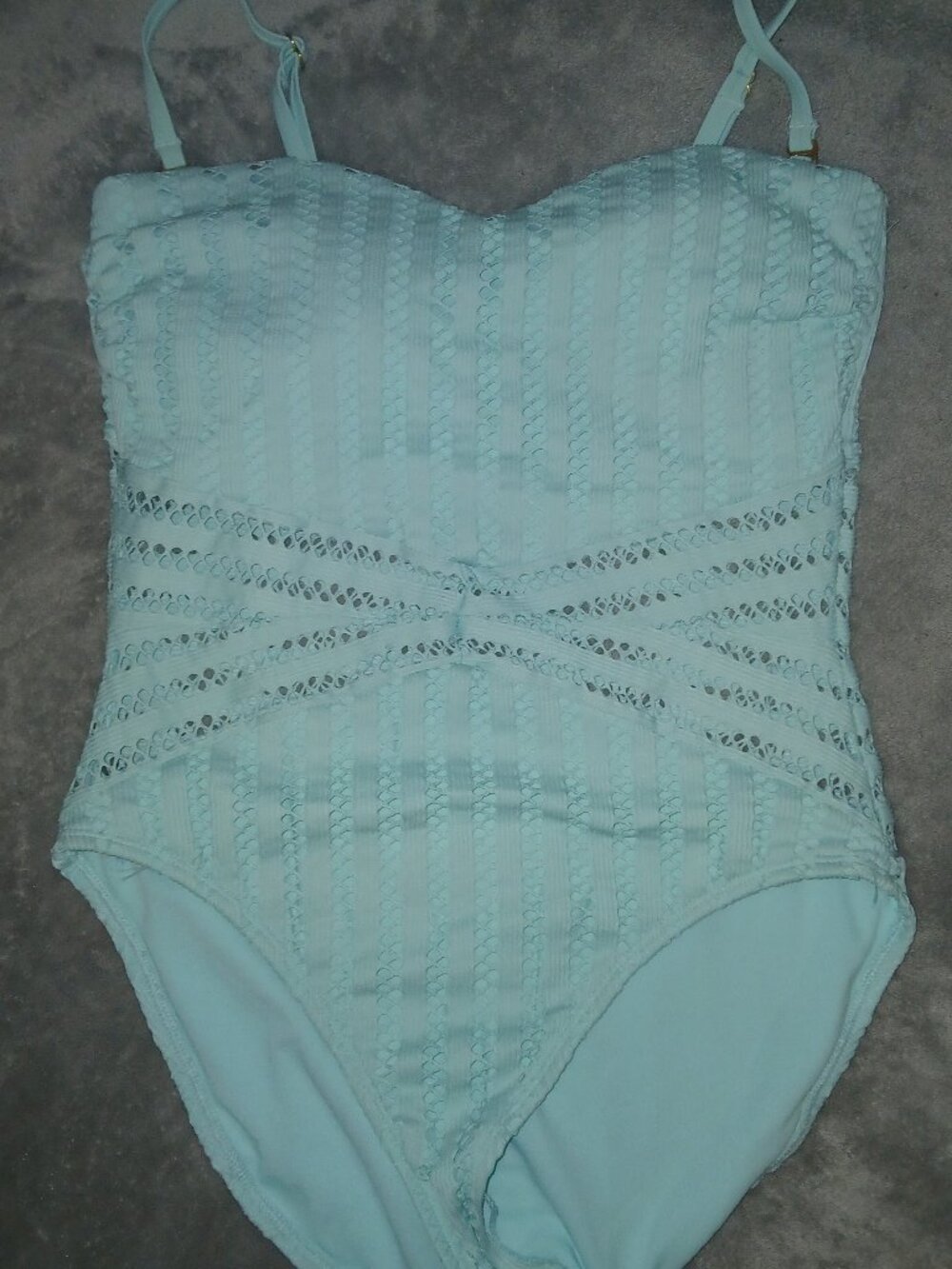 Tiffany blue bathing suit